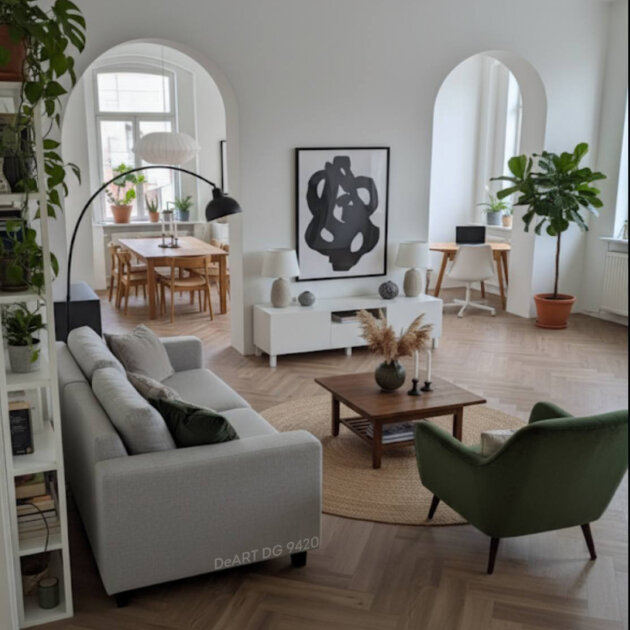 Кварцвиниловая плитка DeART GRAND DG 9420