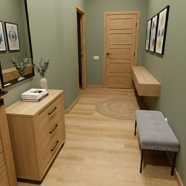 Кварцвиниловая плитка DeART RIGID DR 9608